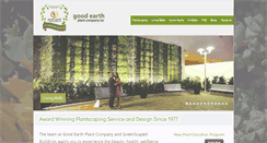 Desktop Screenshot of goodearthplants.com